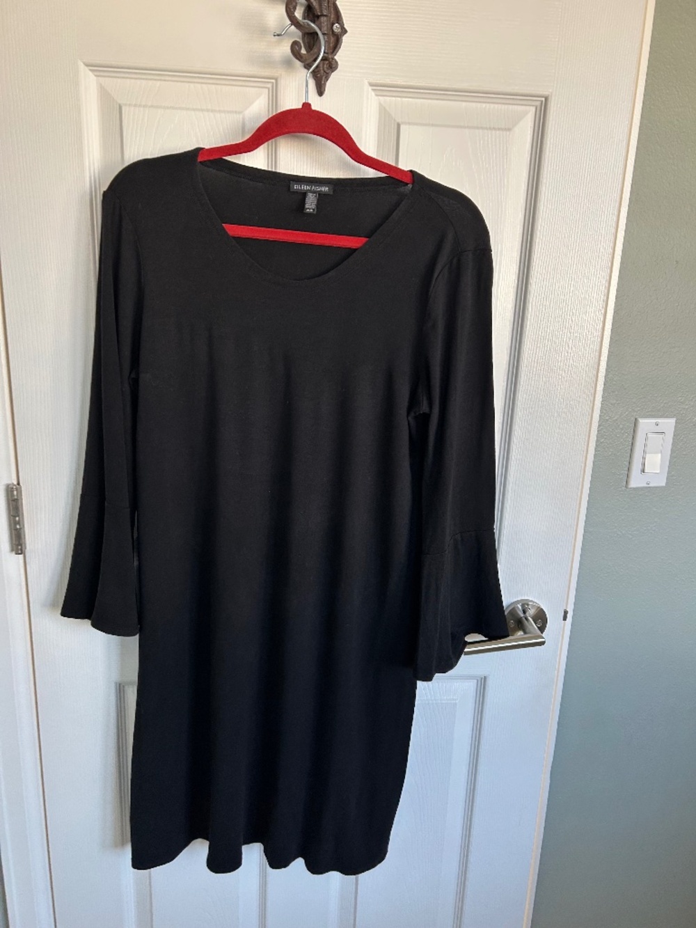 Eileen Fisher Tencel Black dress Size M